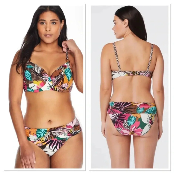 Bleu Rod Beattie Run Wild Contour Bikini Top and Bikini Bottom - Picture 1 of 16
